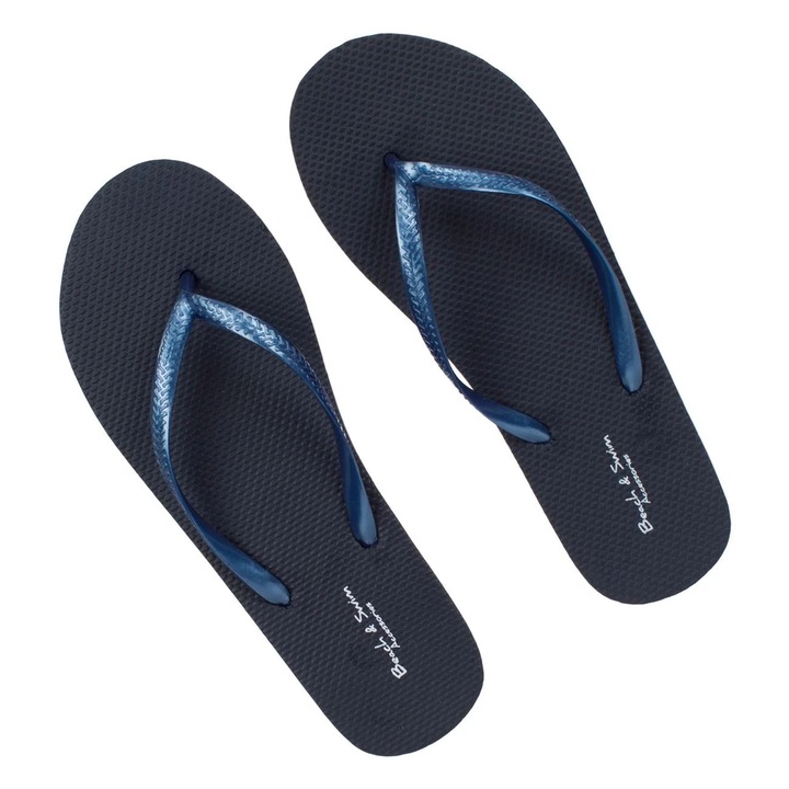 Papuci de Plaja Femei, Talpa Reliefata, Multicolor, One Size INTL