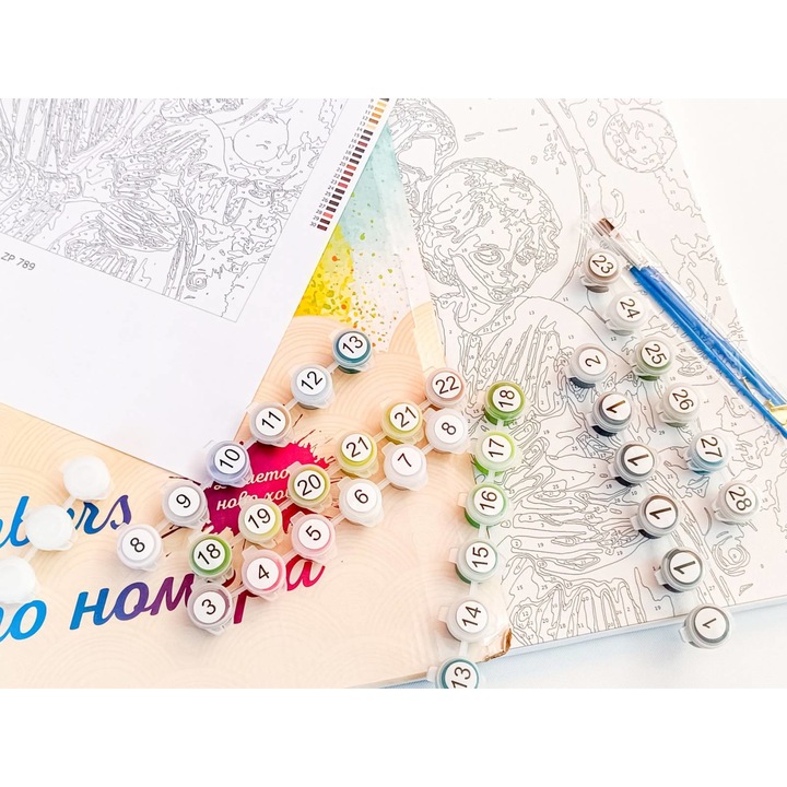 Рисуване по номера Art-hobby, Макове до морето, 22954, размер 50x40 см, пейзажи