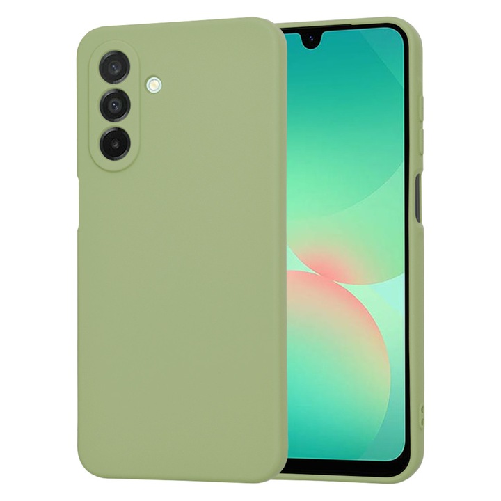 Carcasa telefon Techsuit, SoftFlex, Verde, dimensiuni pentru Samsung Galaxy A26 5G