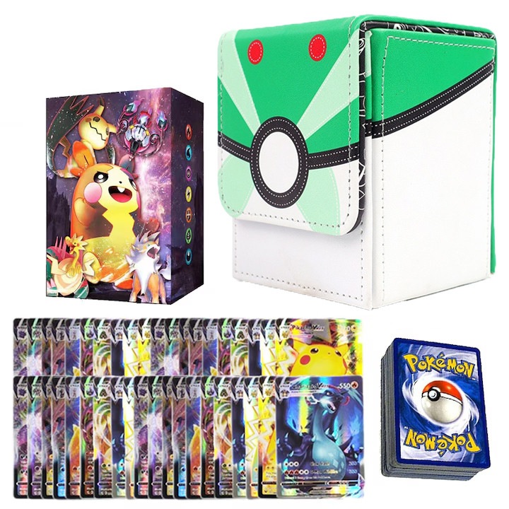 Set suport si carti de joc Duoqu, 100 carti, magnetice, impermeabil, 3.0