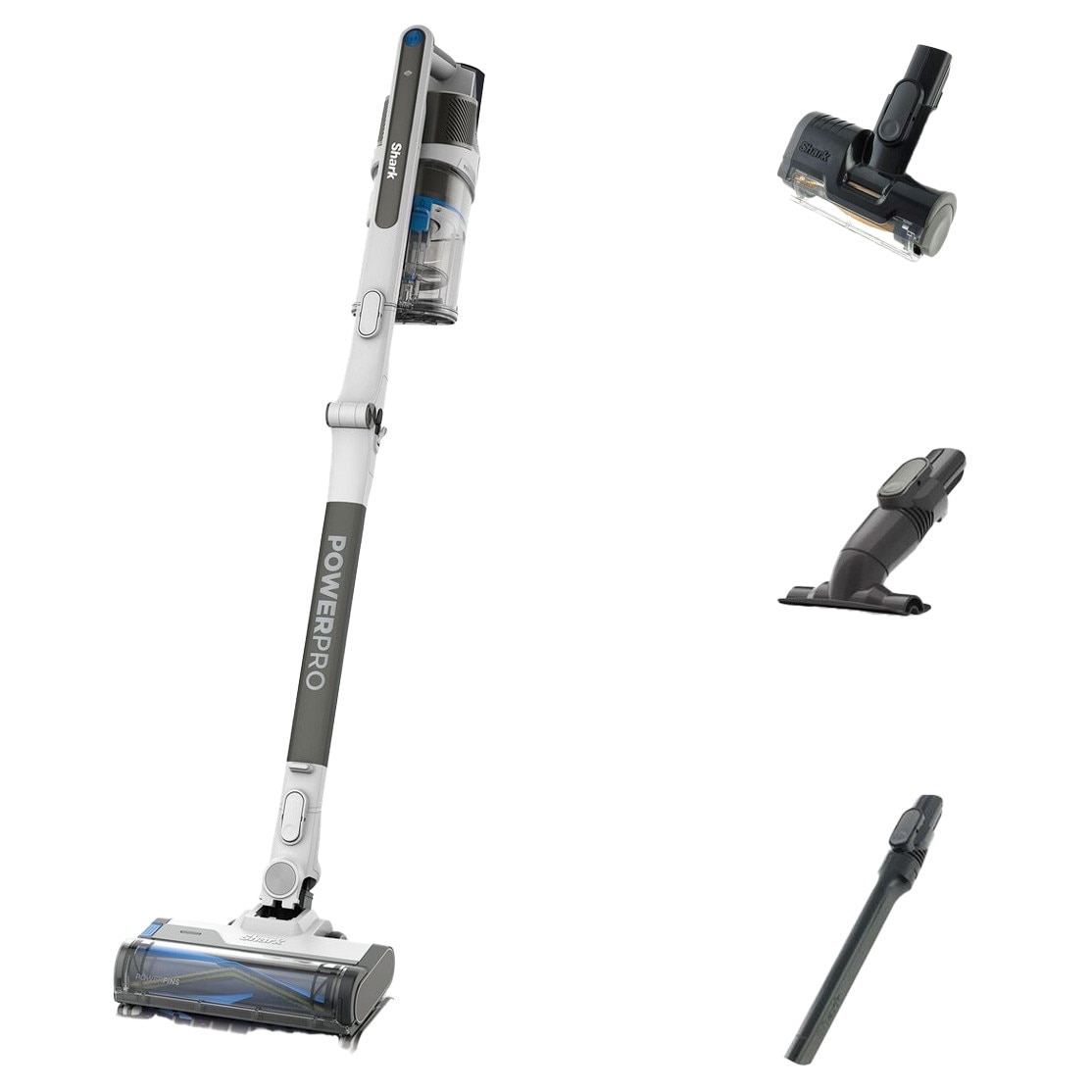 Aspirator vertical fara fir 2in1 Shark IZ380EUT PowerPro Flexology, 181W, 21.6V, 0.7L, autonomie 50 min, tehnologie FloorDetect, filtru Anti-Allergen, perie multi-suprafete, Pet Pr
