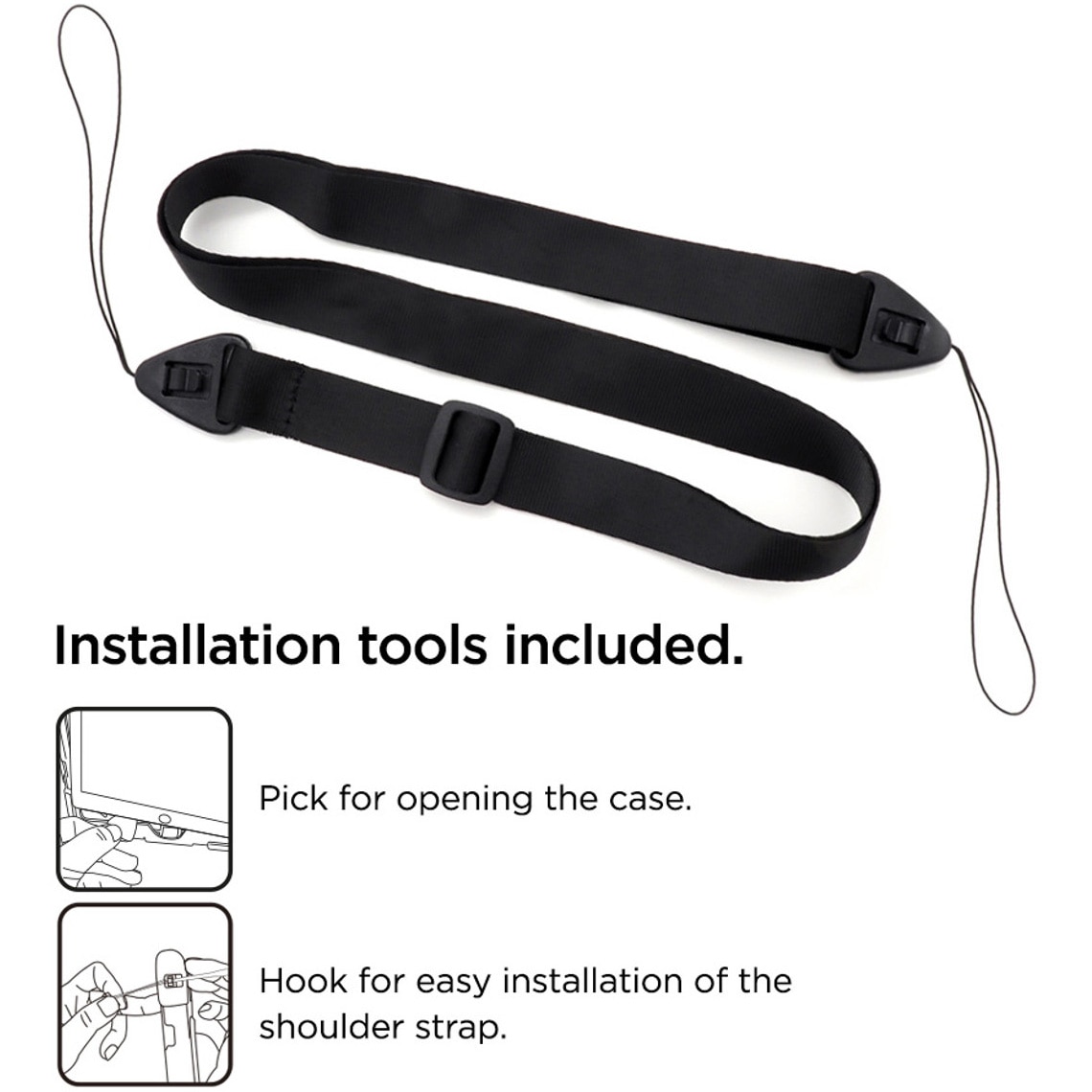 Husa Eiger Peak 500m iPad Mini 7/ Mini 6 Black