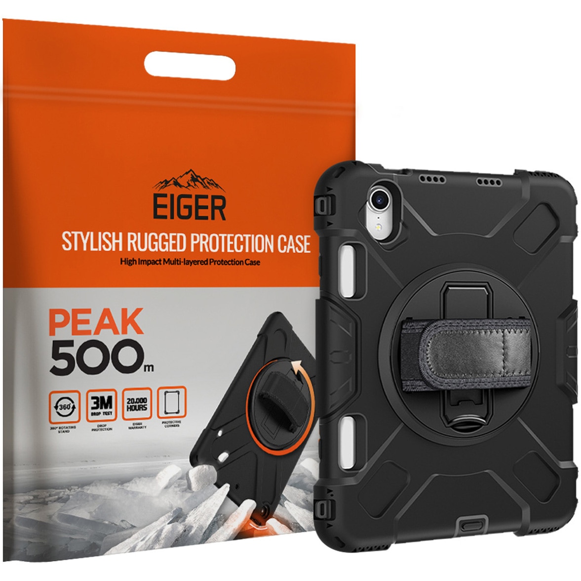 Husa Eiger Peak 500m iPad Mini 7/ Mini 6 Black