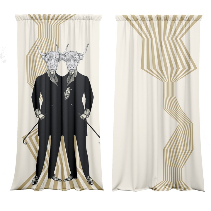 Комплект завеси SOWE от 2 броя, 300 x 148 см, полиестер