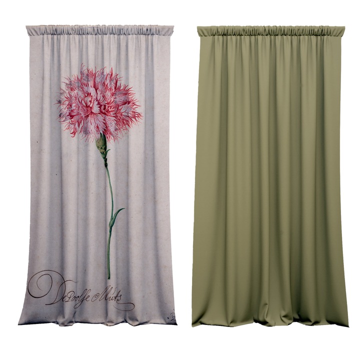 SOWE függönygarnitúra, 2 x 148 cm, poliészter, többszínű