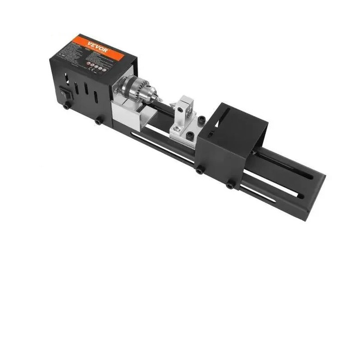 Mini faeszterga, 96 W-os motor, 7 sebességes szabályozás, 4250-8500 fordulat/perc, ezüst