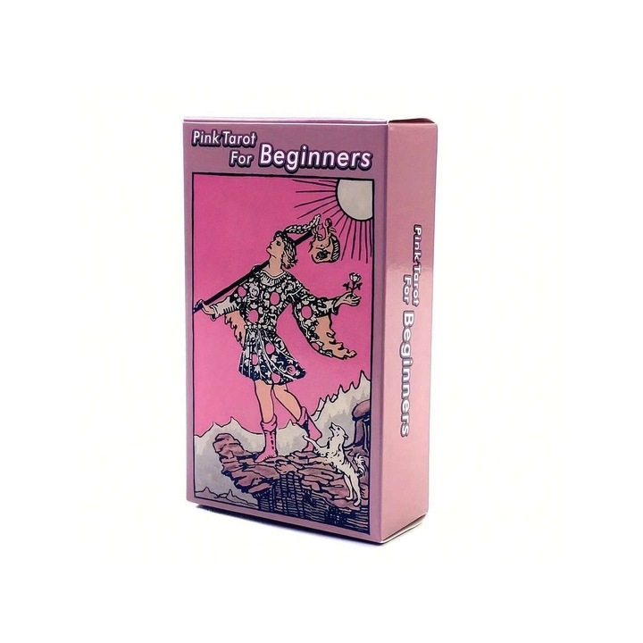 Комплект карти Midi, Розово Таро за начинаещи, джобно издание 2024 г., 10,5 x 6,3 cm