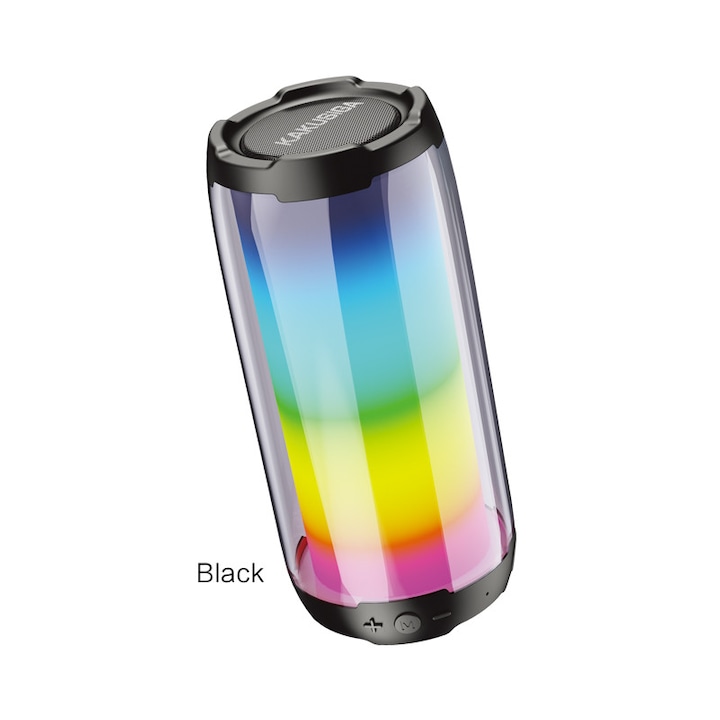 Boxa portabila wireless in forma de animale MAROVIO®, bluetooth, TWS, extra bass 360, selfie la distanta, 3W, autonomie 4h si 10m, USB Type-C, acumulator 400mAH, 53, 6g, snur inclus, catelus