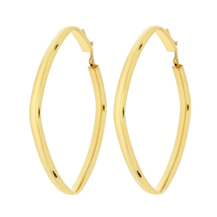 Cercei din aur galben de 14k