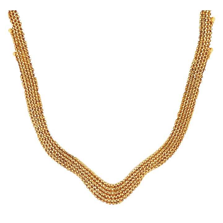 Lant din aur galben de 14k