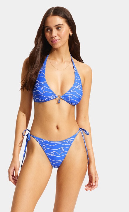 Дамски бикини, Seafolly, 303784355, Найлон/Еластан, Син, Син