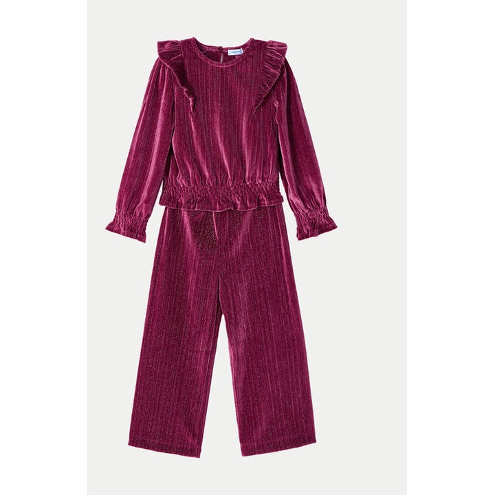 Compleu fete, Mayoral, 304321030, Poliester, Rosu, Rosu