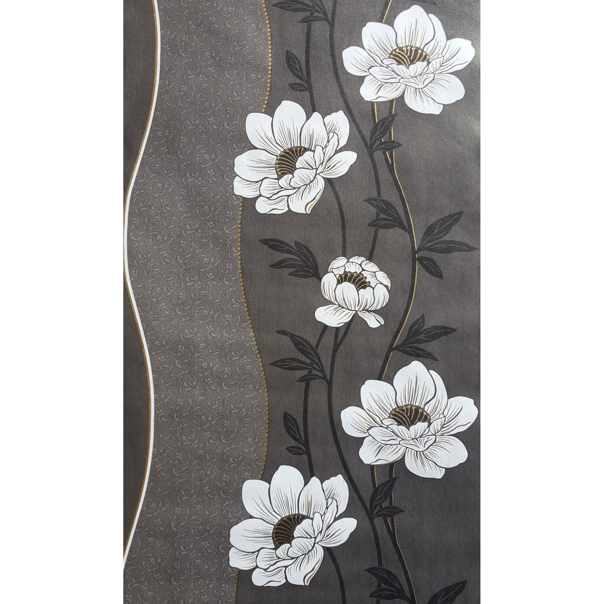 Tapet DEGRETS 047-11 hartie Jenna negru sizes 0.53m x 10.05m = 5.3 mp