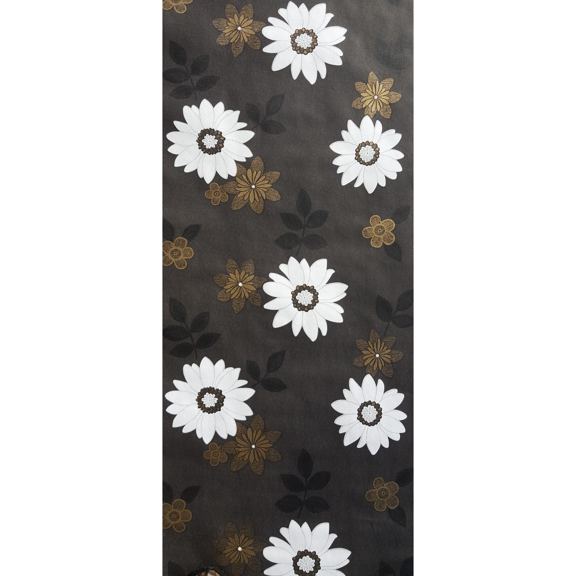 Tapet DEGRETS 046-11 hartie Donna negru-alb sizes 0.53m x 10.05m = 5.3 mp