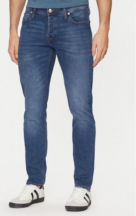 Férfi farmer, Jack and Jones, 304782367, Pamut/Poliészter, Kék, Kék