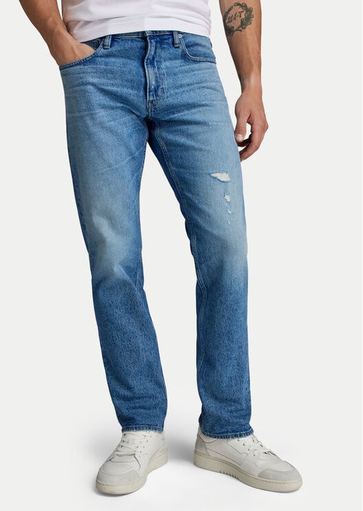Blugi barbati, G Star Raw, 303804893, Bumbac, Albastru, Albastru