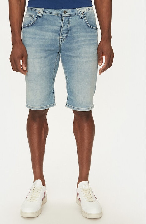 Férfi farmer, Mustang, 304778568, Pamut, Kék, Kék