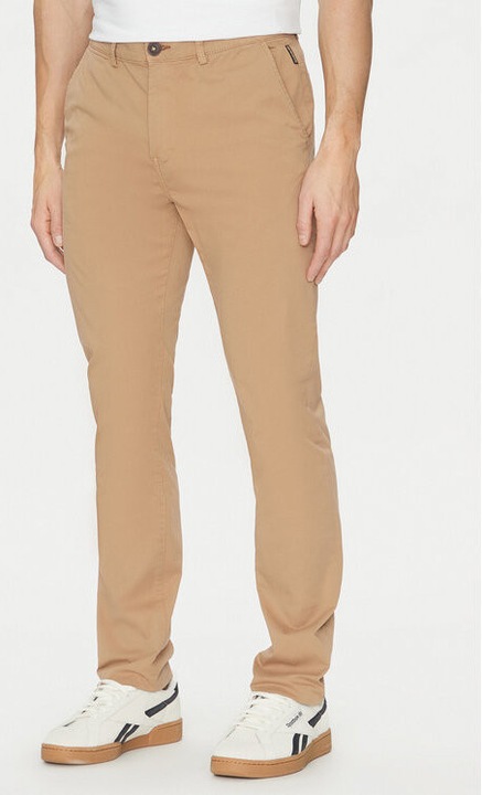 Férfi nadrágok, Napapijri, 305103093, pamut, 34 EU, barna