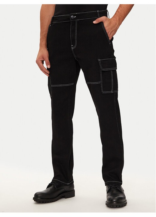Pantaloni barbati, Only & Sons, 304493478, Bumbac/Poliester, Negru, Negru