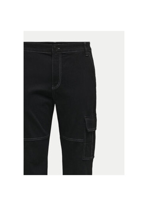 Pantaloni barbati, Only & Sons, 304493478, Bumbac/Poliester, Negru, Negru