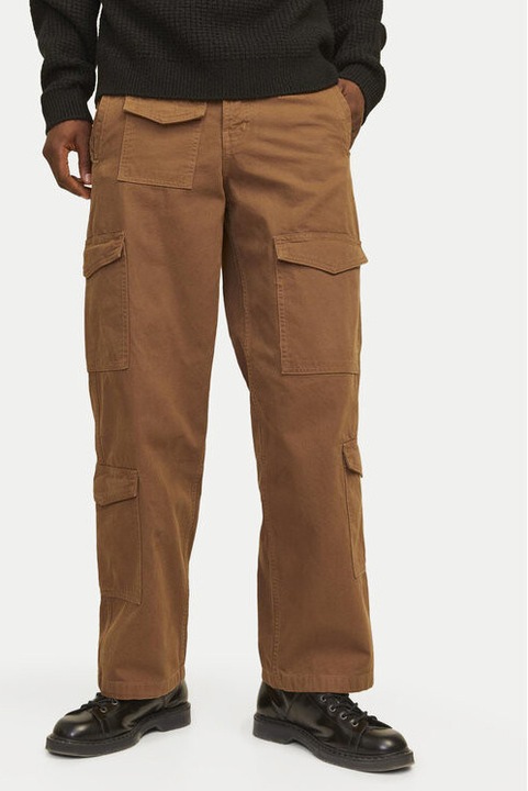 Férfi nadrág, Jack and Jones, 304599132, Pamut, Barna, Barna