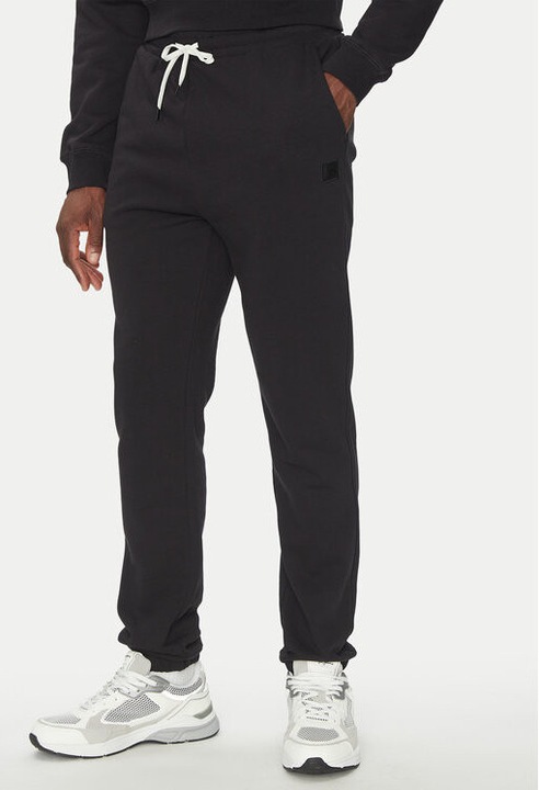 Férfi nadrág, Scotch & Soda, 305342355, Pamut, Fekete, Fekete