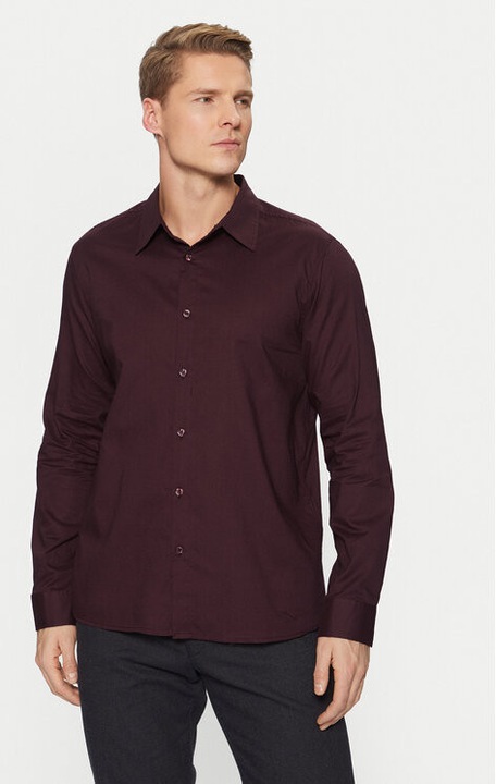 Férfi ing, Only & Sons, 305169068, Pamut, Piros, Piros