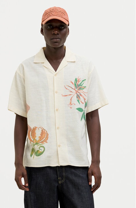 Férfi ing, Jack and Jones, 304777905, Pamut/Pamut, Bézs, Bézs