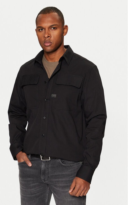 Férfi ing, G Star Raw, 304710124, Pamut, Fekete, Fekete