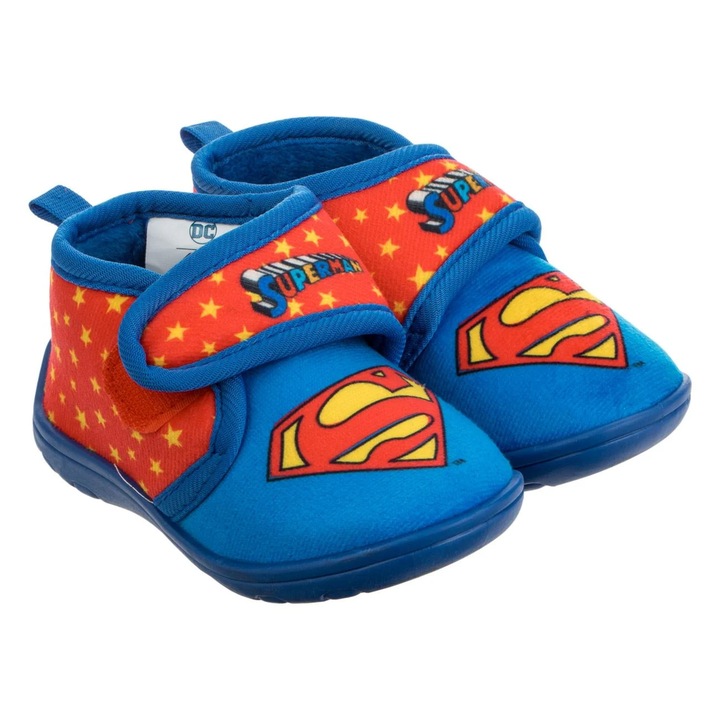 Papuci de casă băieți, model Superman, multicolor, One Size INTL
