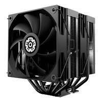 Cooler Procesor ENERMAX ETS-TD60D, Intel / AMD, Support 250W+ TDP, 2x PWM Fans, Display, Negru