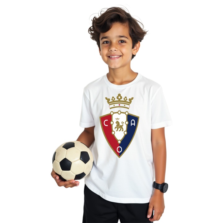 Tricou Sportiv copii Osasuna CA, Alb