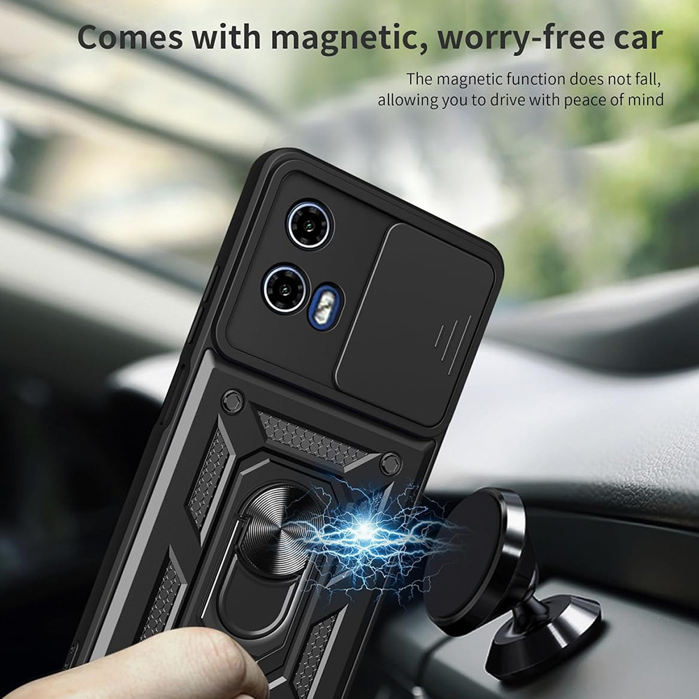 Husa pentru Motorola Moto G71 5G - Techsuit CamShield Series - Black