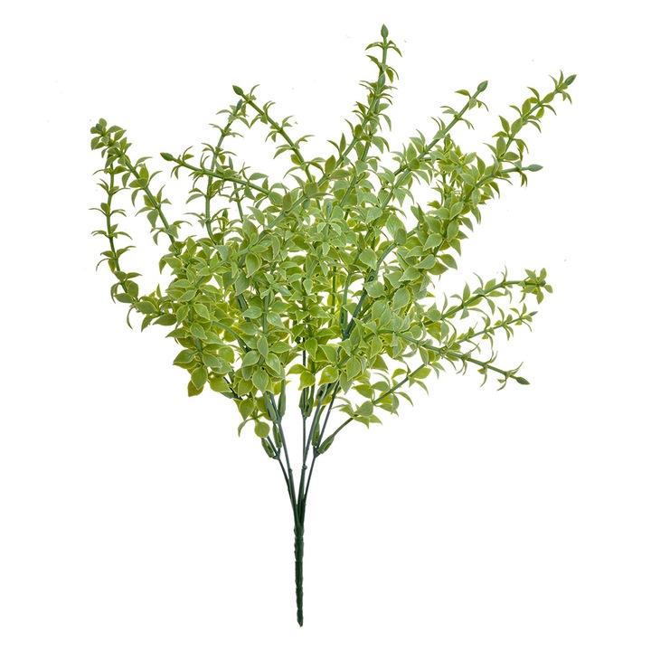 Buchet plante artificiale plastic verde 10x10x40 cm