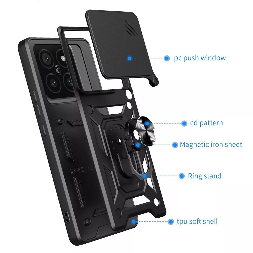 Husa pentru Xiaomi 15 - Techsuit CamShield Series - Black