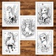 Carte de colorat, 50 de ilustratii, Bebe Pegas, 106 pagini