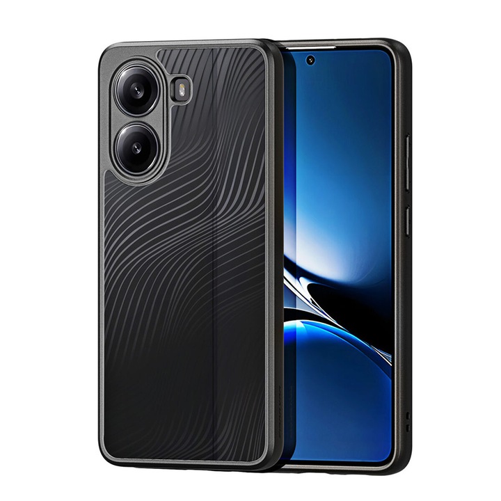Кейс за Poco X7 Pro Flowing Lines Comfort Grip - прозрачен