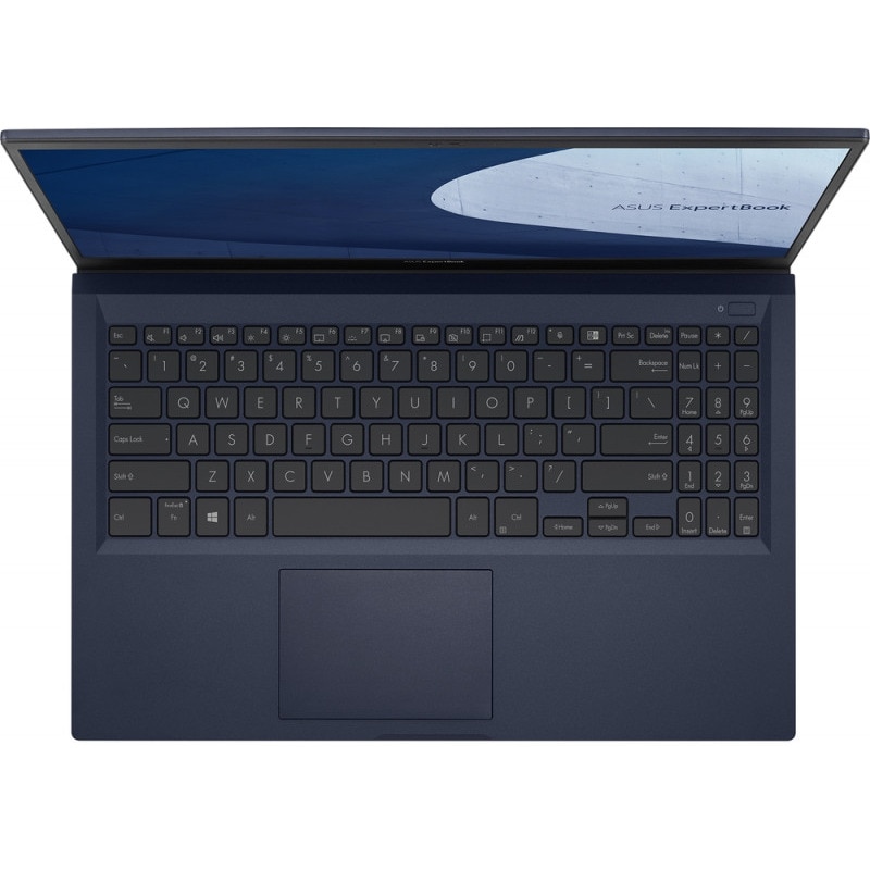 Laptop ultra-portabil ASUS ExpertBook B1, 15.6 ", FHD, Intel Core i7-1255U, 10 cores, 32GB DDR4, 1TB SSD, Intel Intel Iris Xe Graphics, no os, star black, DDR4