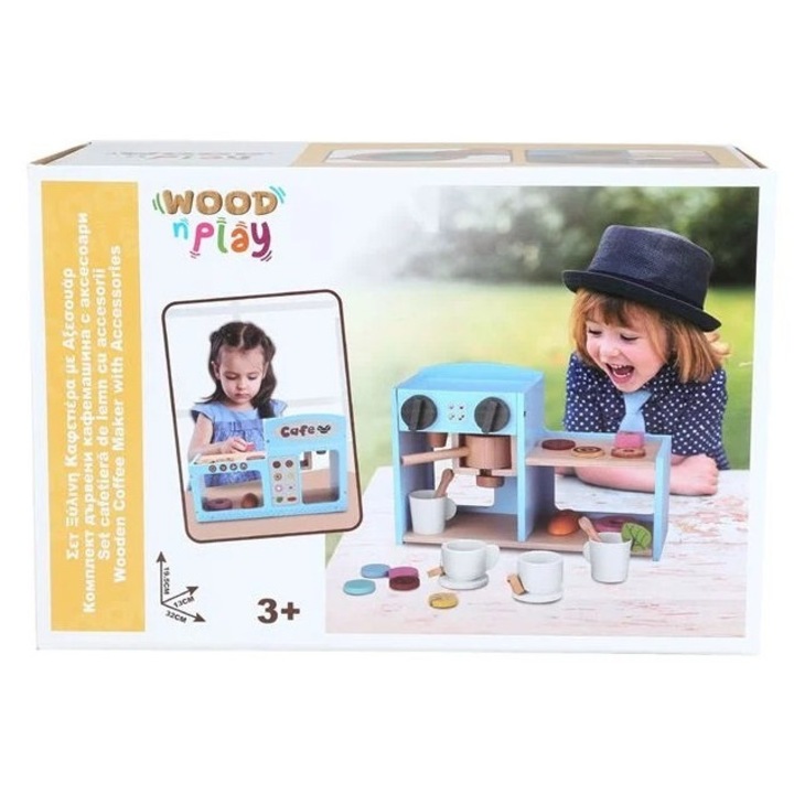 Fa kávéskanna készlet tartozékokkal, 3 éves kortól, 32x13x19.5 cm