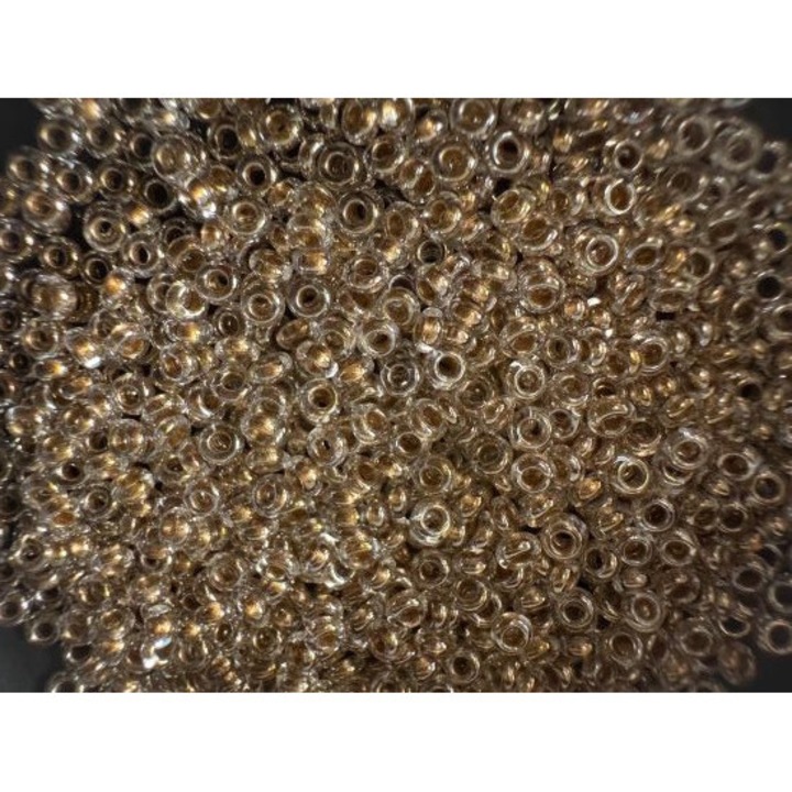 Margele japoneze din sticla pentru bijuterii handmade, semi rotunde 11/0, 2.2mm, 989, 5g