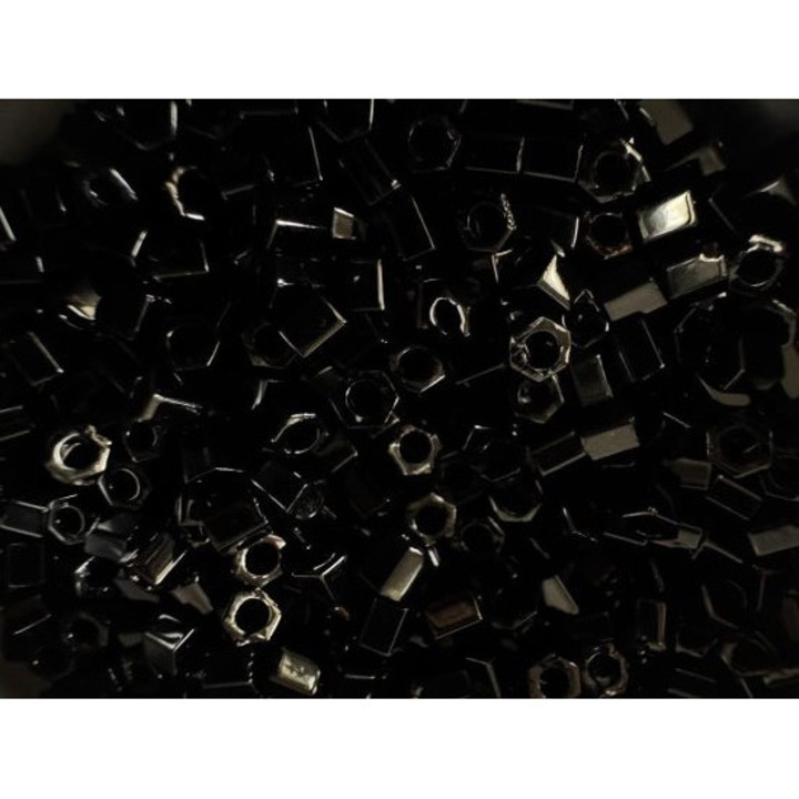 Margele japoneze din sticla pentru bijuterii handmade, hexagonale 8/0, 49, 10g