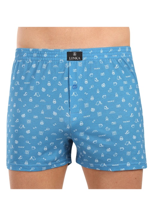 barbati Lonka, Bumbac, Albastru, Albastru