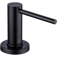Dozator Incorporat de Sapun, Montare pe Blat sau Chiuveta, Cap din Otel Inoxidabil, 500ml Rezervor din Plastic, Design Elegant, Ideal pentru Bucatarie, Practic si Durabil, Usor de Reumplut, Negru