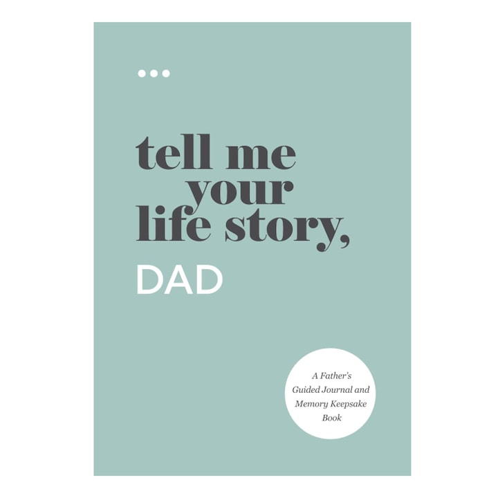 Agenda, Axroad Mall, Jurnal de tata, 200 intrebari, Scrierea fara probleme, Intoarceti cu usurinta paginile, Usor de transportat, Format A5, 110 pagini, Pentru notite si amintiri, Hartie, 21*14cm, Albastru