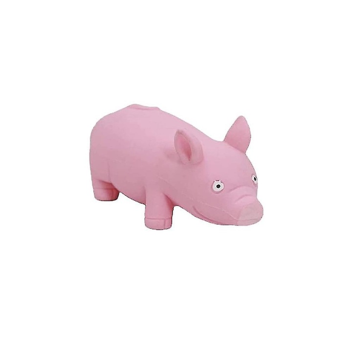 Интерактивна играчка KkvoGmle, антистрес, розова, 10x4x4,5 см