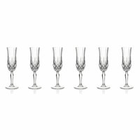 Set 6 pahare cu picior pentru sampanie Rcr Crystal, Opera