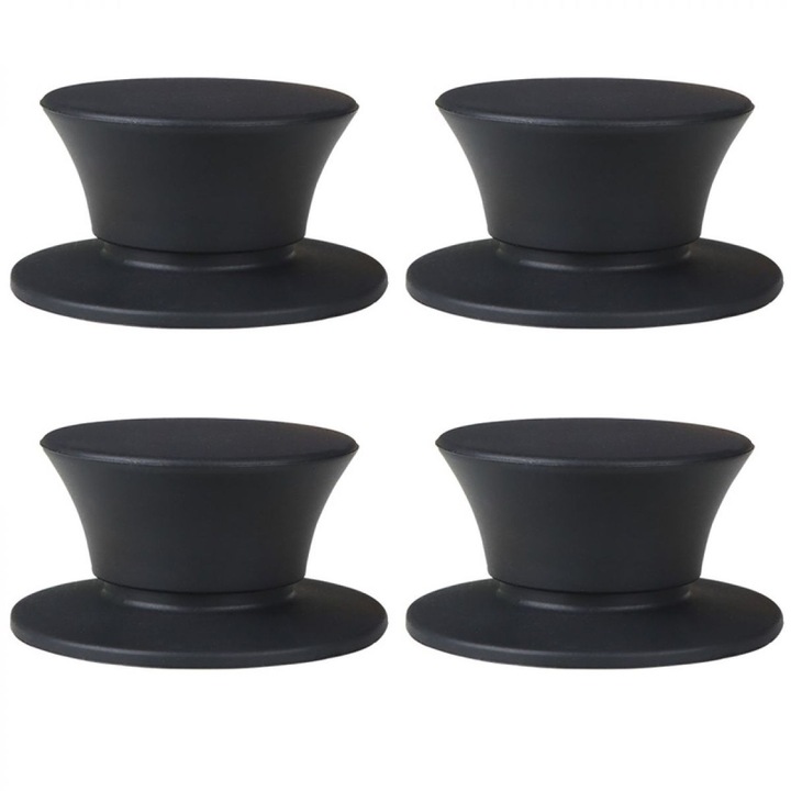 Manere de inlocuire pentru capace de bucatarie, AMRINUGL, set de 4, rezistente la caldura, grip antiderapant