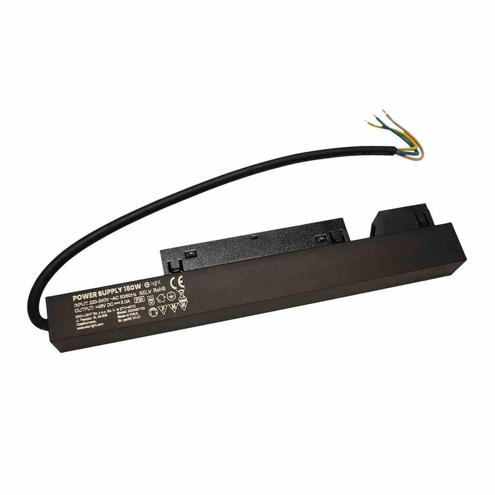 Tápegység, 150W, 48V SLIM, MAGNETIC TRACK rendszerhez