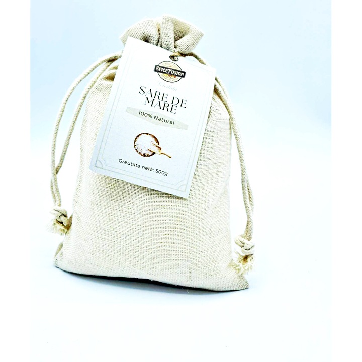 Sare de mare 500gr, 100% naturala, Cristale pure