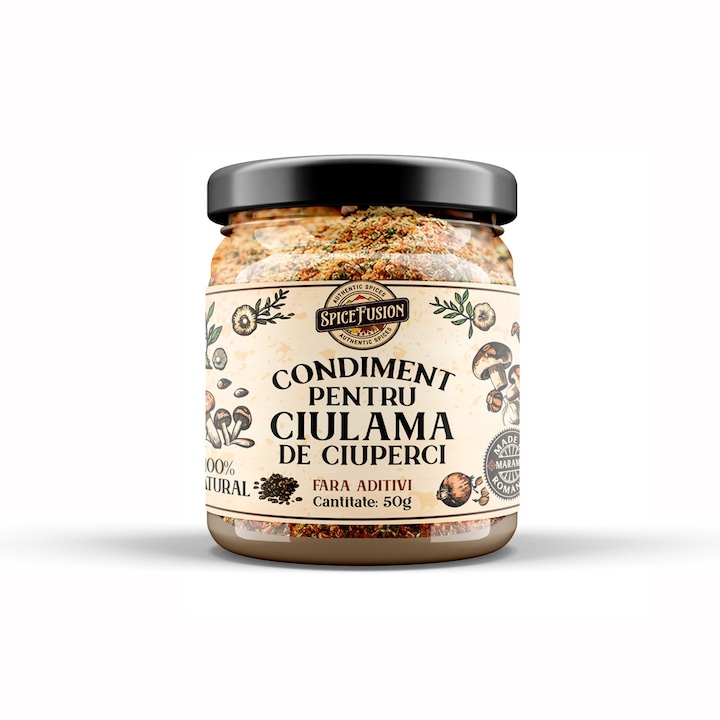 Condiment pentru Ciulama de Ciuperci 50gr, 100% Natural, Perfect echilibrat